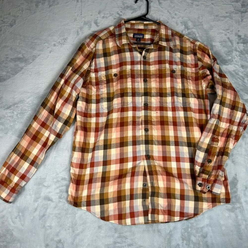 Men's Patagonia Plaid Cotton Flannel Shirt